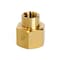 Homeplus+ ATC 1/2 in. FPT X 1/4 in. D FPT Brass Reducing Coupling 6JC120810701033 - alternate 2